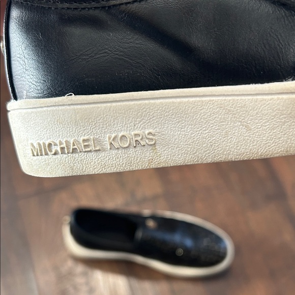 Michael Kors Kids Black Perforated Sneakers - Picture 4 of 4